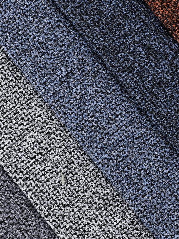 Mandalay sofa tenunan kain linen poliester dua warna Mandalay sofa tenunan kain linen poliester dua warna