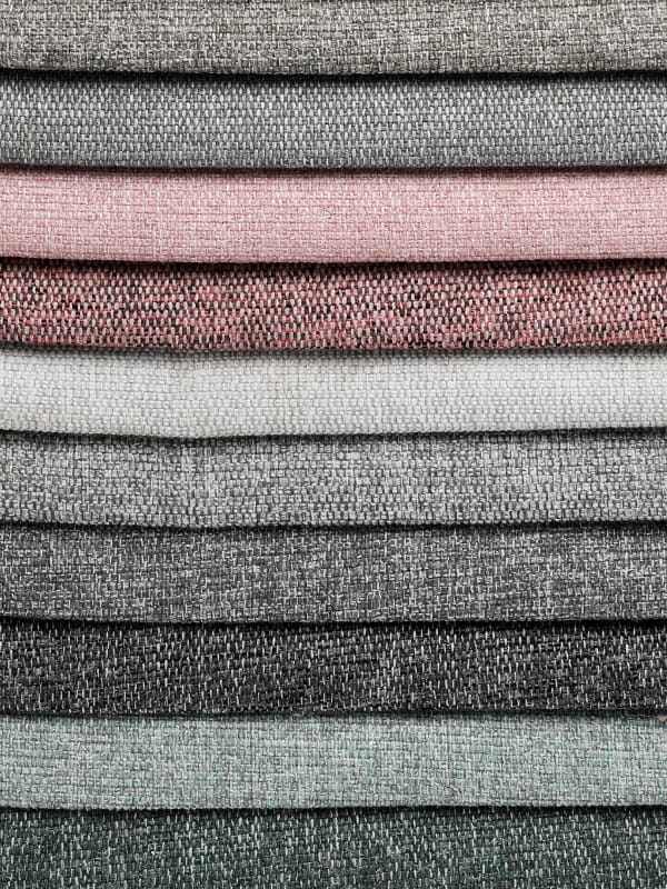 Sofa Musa dalam kain linen kapas halus warna biasa