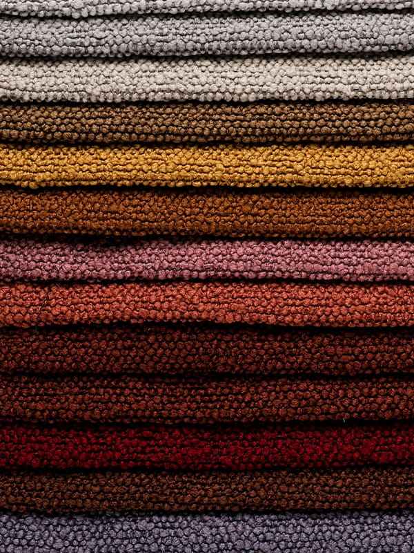 Fabrik Sofa Benang dan Linen Linen Dinoya Circle